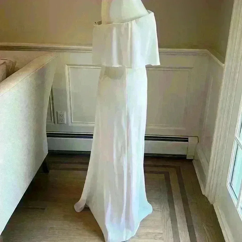 BCBGMaxazria Alyse White Gown - Picture 8 of 12